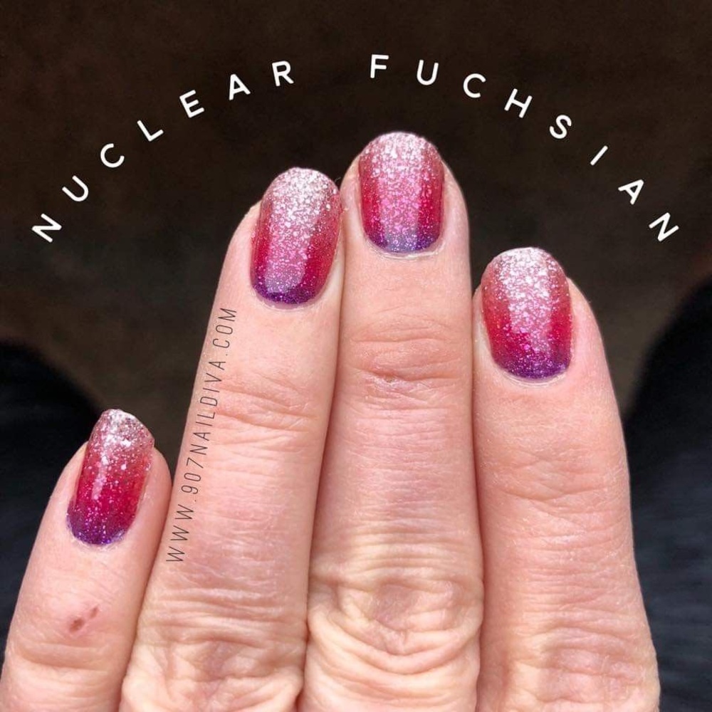 Retired Color Street Nail Strips - Nuclear Fuschian